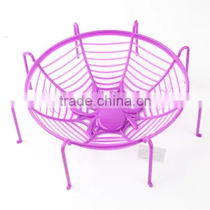 Eco-friendly Halloween Plastic Spider Basket thumbnail-3