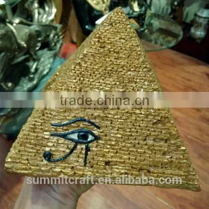 Custom Polyresin Fashion Design Egyptian Pyramid Decorations Money Box thumbnail-1