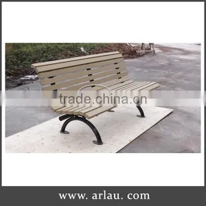 Outdoor Wooden Public Seating Bench thumbnail-1