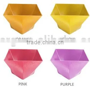 300*205 Biodegradable Colorful Plant Fiber Flower Pot thumbnail-4