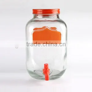 Circleware Colorful 5L Yorkshire Glass Beverage Drink Dispenser thumbnail-4