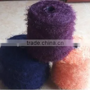 100%Dyed Fancy Feather Yarn for Knitting Scarf thumbnail-1