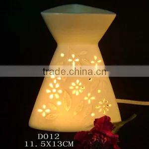 Ceramic Electric Oil Burner With Lamp and Aromatheraphy Function thumbnail-1