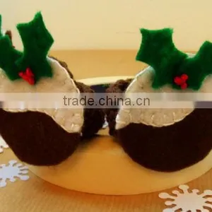 Express Best High Quality Home Decoration New Products Custom Fabric Felt Artificial Flower Napkin Ring Made in China thumbnail-1