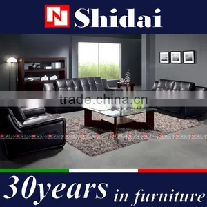 American Style Leather Sofa, Home Cinema Leather Sofa, Imported Genuine Leather Sofa 963 thumbnail-1