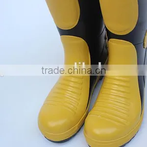 Firefighter Safety Rubber Shoes Steel Toe Fire Retardant Security Fireman Foot Protected Boots thumbnail-4