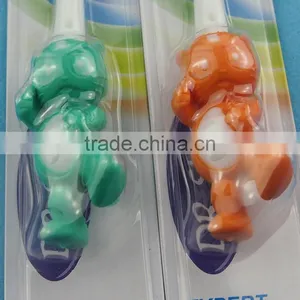 Kid Toothbrush Bring Suckers Plastic Handle Soft Bristles Toothbrush thumbnail-3
