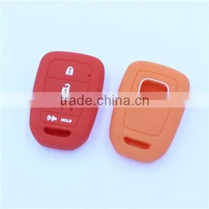 4 Buttons Silicone Car Key Covers for Honda, Silicone Car Key Shells for Honda thumbnail-1