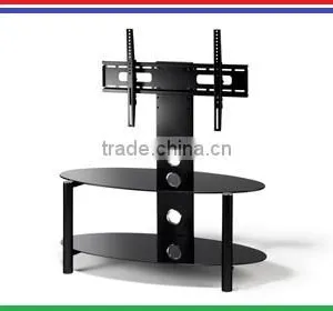 Modern Design Furniture Bracket Mount Glass Metal Plexiglass TV Stand thumbnail-2