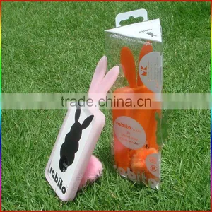 CASE COVER RABITO 3D BUNNY PINK FOR IPHONE 4 4g 4th GEN thumbnail-1