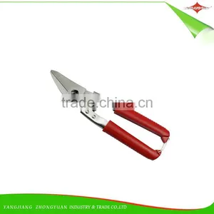 8.5 Inches Stainless Steel Garden Scissors/Pruner With PVC Handle thumbnail-2