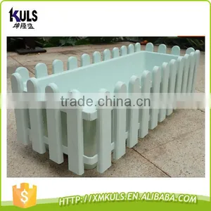 Removable Square Rectangle Plastic Garden Flower Fence Pots thumbnail-3
