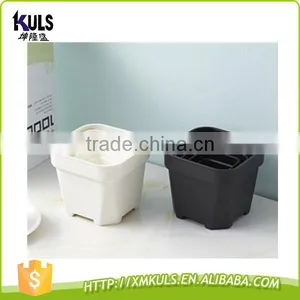 Cheap Desktop Pots Mini PP Plastic Desktop Plant Flower Pot Planter thumbnail-1