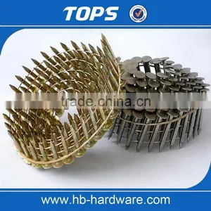 Yellow Zinc Galvanized Coiled Roofing Nails thumbnail-5