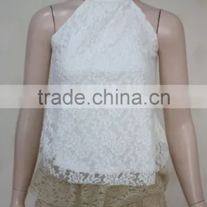 Sexy Lace Back Cross Tank Top New Design Crow Top thumbnail-5
