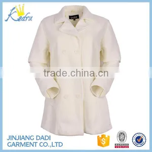 100%Polyester Women's Woolen Cloth Jacket&Coat Women's Coats Long Woolen Coat Slim Straight Thick Warm Woolen Jacket DD-YF-1709 thumbnail-1