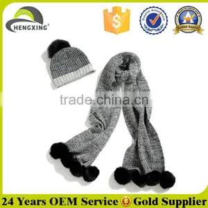 Classic Beanie Hat Match Scarf Custom thumbnail-1