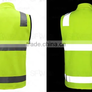 Factory Wholesale Reflevtive Running Vest Working Clothes Meet CE thumbnail-3