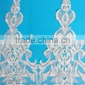 2017 Hot Style Best Selling Embroidery Guipure Lace Sari Border Trim thumbnail-1