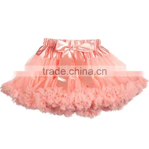 High Quality Wholesale Kids Skirt Chiffon Pettiskirt Tutu thumbnail-3