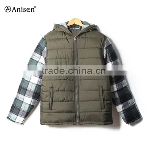 Fashion Design Wholesale Windbreaker Men Plaids Jacket thumbnail-1