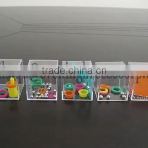 Wholesale Promotional Clear Acrylic Cube Puzzle Plastic Ball Maze Game thumbnail-1