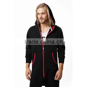 Cheap Mens Adult Onesie Jumpsuit Pajama Hoody Onesie Custom Jumpsuits thumbnail-3