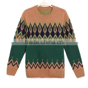 2014 New Design Knitwear Winter Cashmere Sweaters thumbnail-3