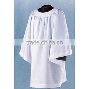 Religious Liturgical Surplice 65%Poly35%Cotton thumbnail-1