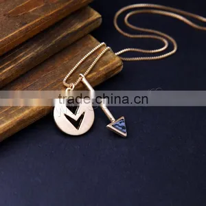 Beautiful Zinc Alloy Sweater Chain Necklace Long Chain Pendant 1108493 thumbnail-2