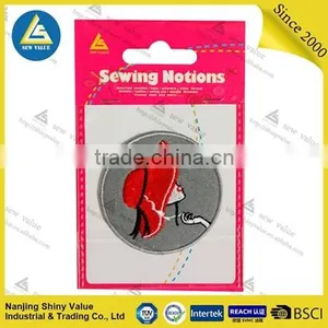 European Style Custom Embroidered Iron on Patches thumbnail-1