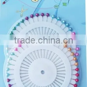 Dressmaking Sewing Straight Pins Round Head Color Pearl Corsage thumbnail-2