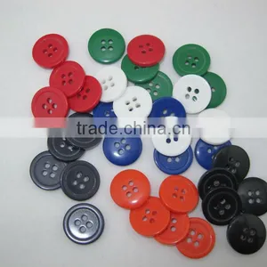 Hot Sale Fashion Round 4 Hole Plastic Button for Garments thumbnail-6