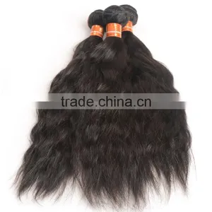 Natural Wave Virgin Brazilian Hair Unprocessed Brazilian Human Hair Weaves Wavy Extension thumbnail-4