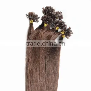 6A Remy Brazilian Unprocessed Hair Extension, Keratin U Tip Hair Extension thumbnail-1