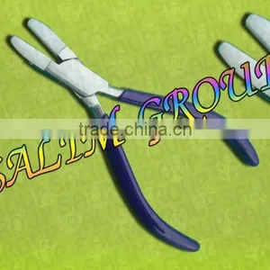 Nylon Jaw Flat Nose Jewelers Pliers 5.5" Wire Working thumbnail-1