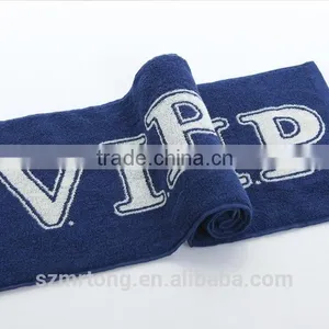 High Quality 100% Cotton Promotional Personalized White Jacquard Sport Towel thumbnail-4