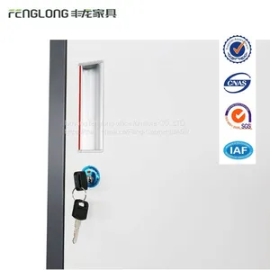 New Design Decorative Storage Locker Cabinet 2 Door Steel Cupboard Locker With Feet With Price thumbnail-5
