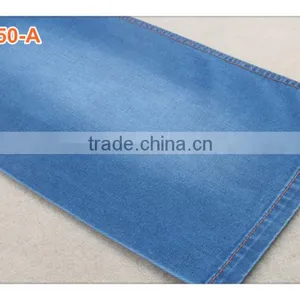 High Quality Best Price Cotton Polyester Stretch Slub Bull Denim Fabric for Girls' Jeans and Shorts thumbnail-4