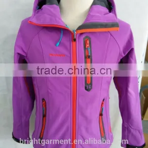 BSJ-002 Black Softshell Jacket,Non-Stick Outdoor Clothes,Windproof, Waterproof & Breathable Softshell Jacket thumbnail-4
