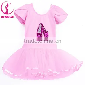 Pink Princess Tutu Dress Pretty Sequins Girls Ballet Tutu Dress thumbnail-6