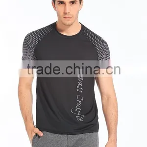 BSCI Men's Antibacterial A21 Sublimation Printing t Shirt Cooler Fabric 88% Polyester 12% Spandex Wholesale t Shirts thumbnail-1