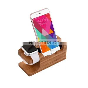 Best Quality Wood Office Gift Hanging Watch Holder Wood Cell Phone Stand With Custom Design thumbnail-3