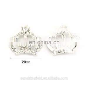 Fashion Style Alloy Rhinestone Tiara Clear Crystal for Accessories Silver Plating thumbnail-2