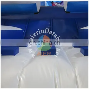 Clear Bule and White Inflatable Funland, Commercial Funland City for Sale thumbnail-5