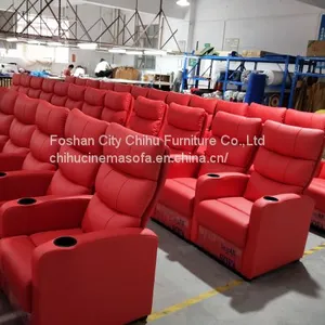 High End Cinema Sofa,leather Movie Theater Seats thumbnail-4