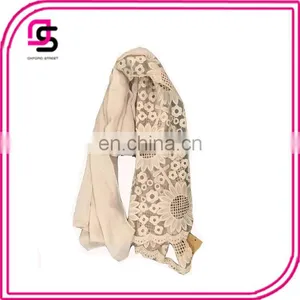 2017 Newest Summer Temperament Crochet Lace Shawl Simple Leisure Scarf thumbnail-1