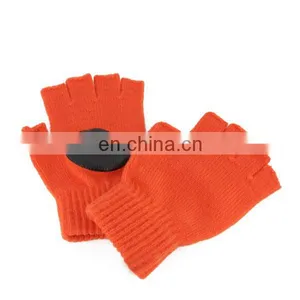 Winter Fashion Acrylic Knit Fingerless Gloves thumbnail-1