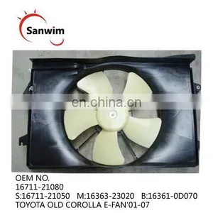 T-O-Y-O-T-A OLD C-O-R-O-L-L-A E-FAN'01-07 OM 16711-21080/16711-21050/16363-23020/16361-0D070 thumbnail-1