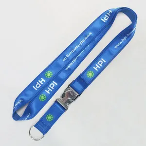 Top Quality Fashion Polyester Custom Logo Double Layer Satin Lanyard Polyester Lanyard With Sublimation Satin Lanyard thumbnail-4